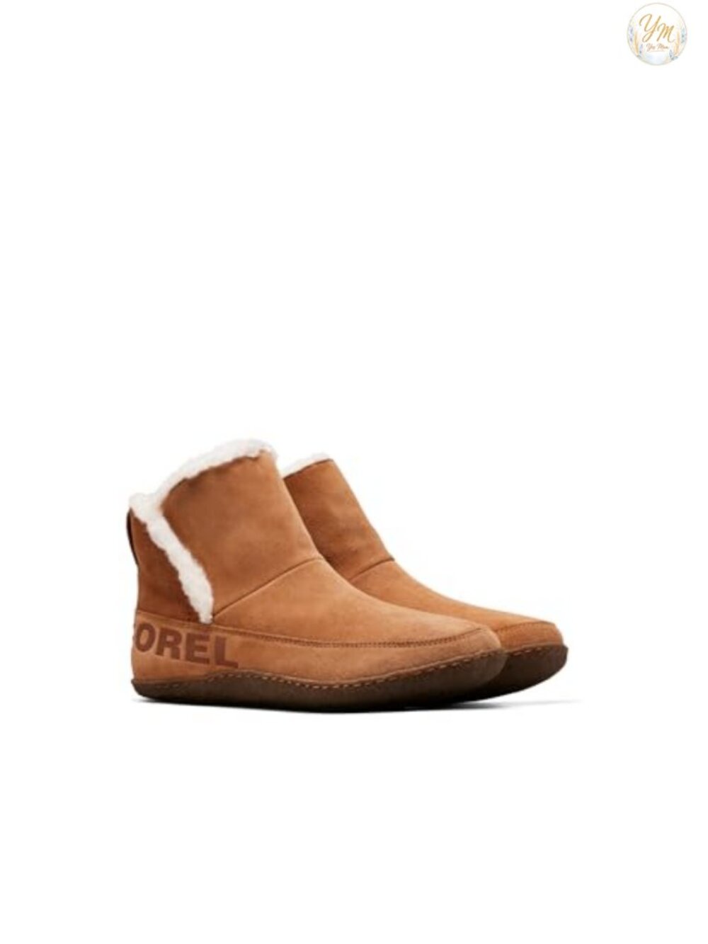 Cozy Suede Bootie Slippers with Faux Fur Lining for Women